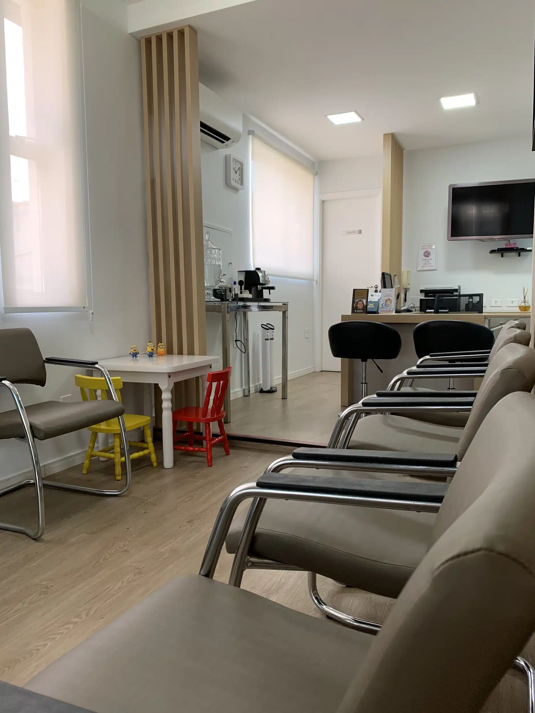 Clínica odontológica em Santos — recepção